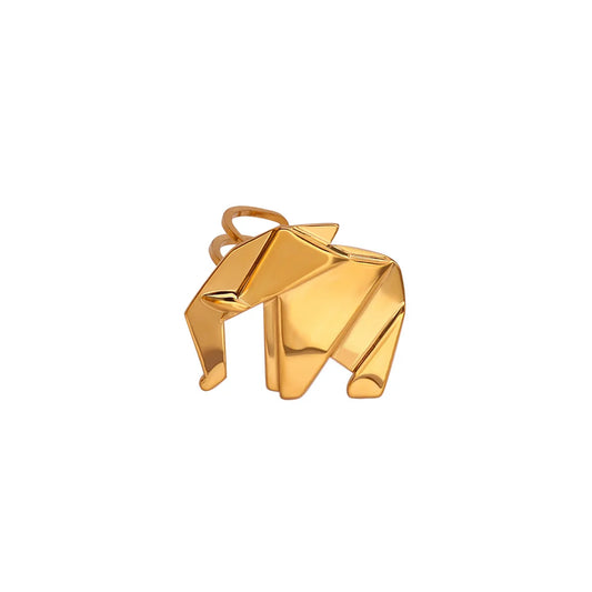 Elegant Origami Animal Ring Design