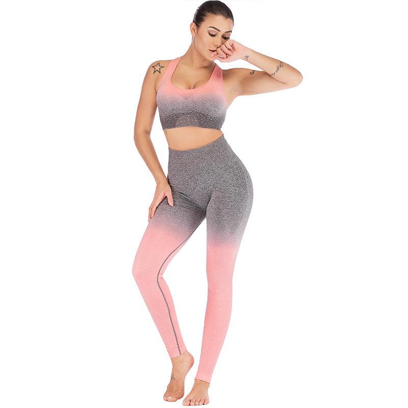 legging Push Up  et Gainant dégradé gris rose