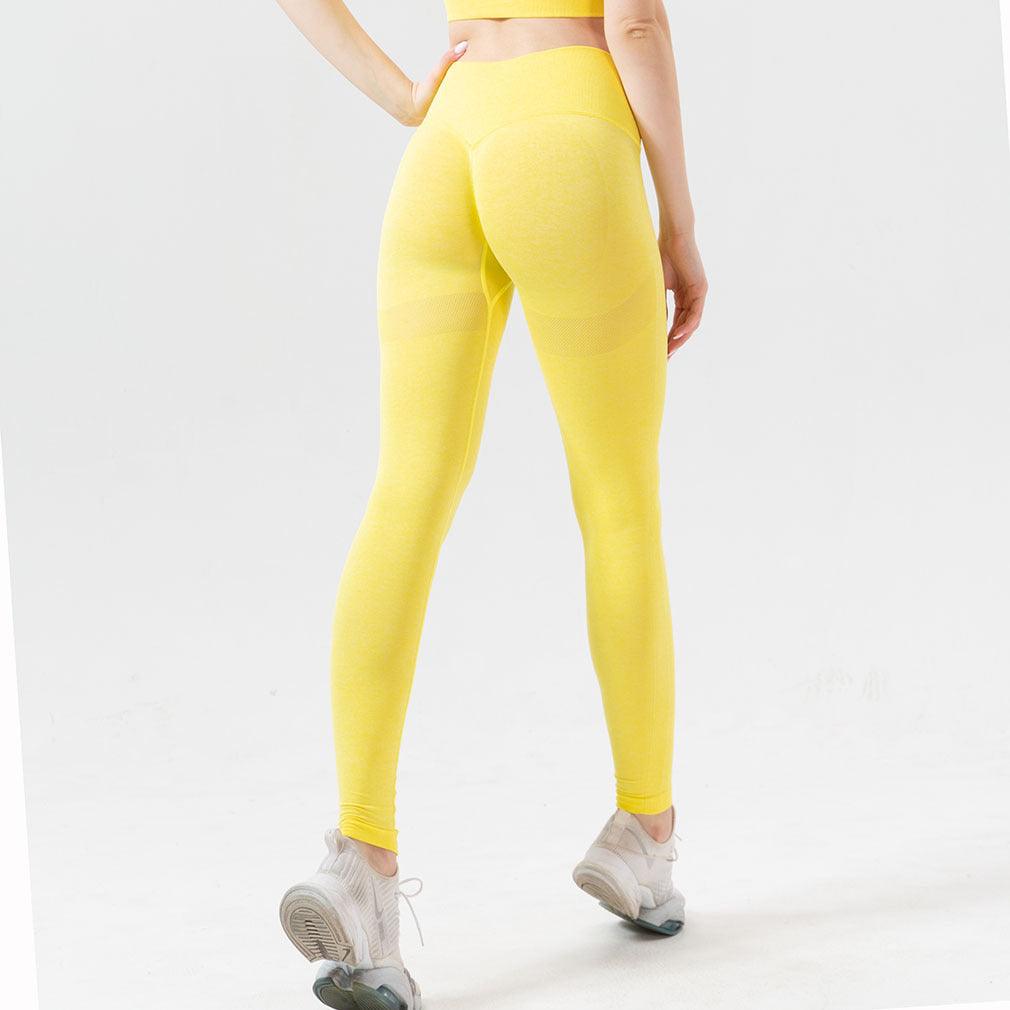 legging push up jaune