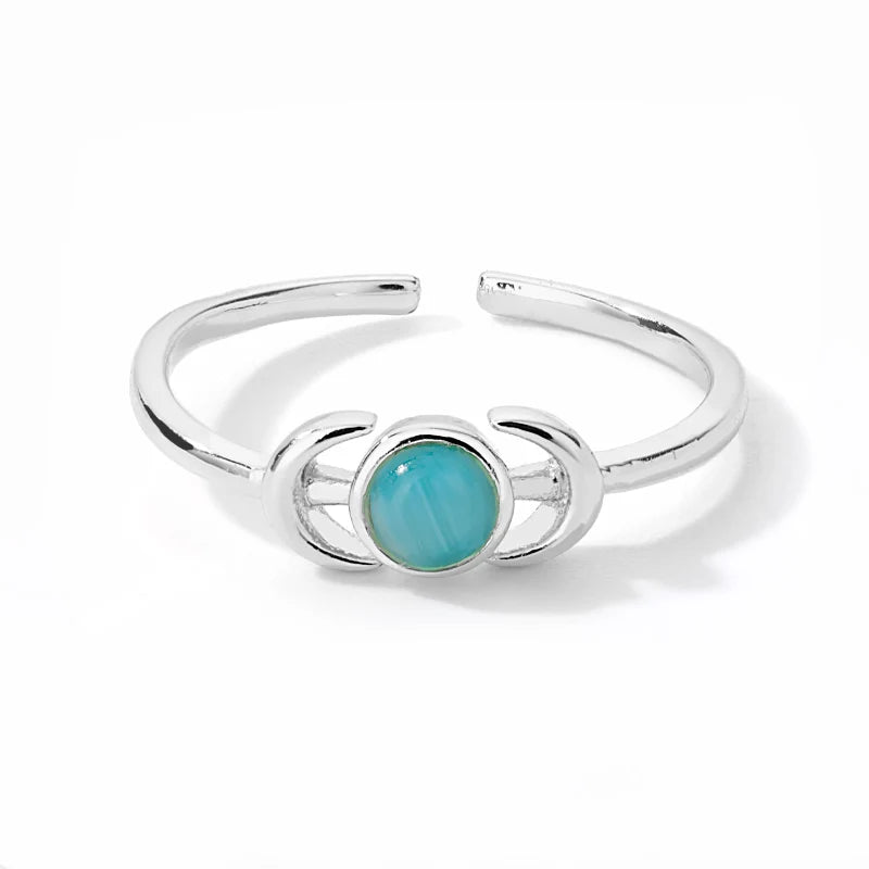 Bague géométrique ouverte Cindy pour femme