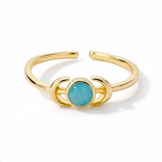 Bague géométrique ouverte Cindy pour femme