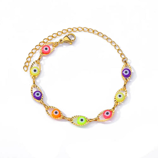 Cindy Evil Eye Charm Bracelet