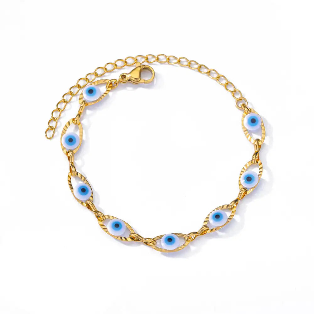 Cindy Evil Eye Charm Bracelet