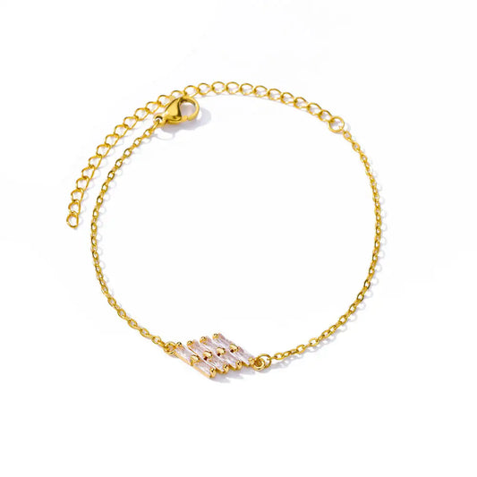 Minimalist Gold Charm Bracelet
