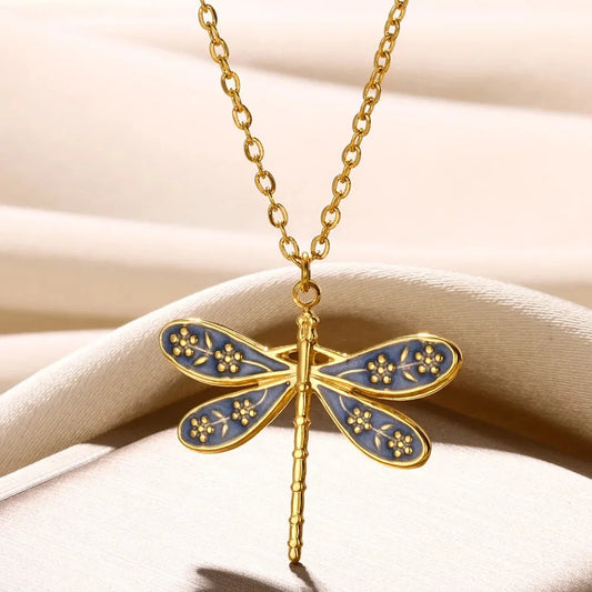 Dragonfly Necklace for Women– Insect Jewelry