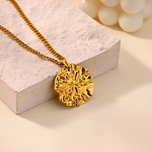 Geometric Pleated Necklace