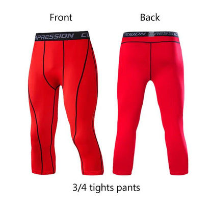 legging running homme rouge