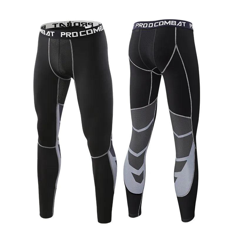 collants de compression hommes pour le cyclisme noir