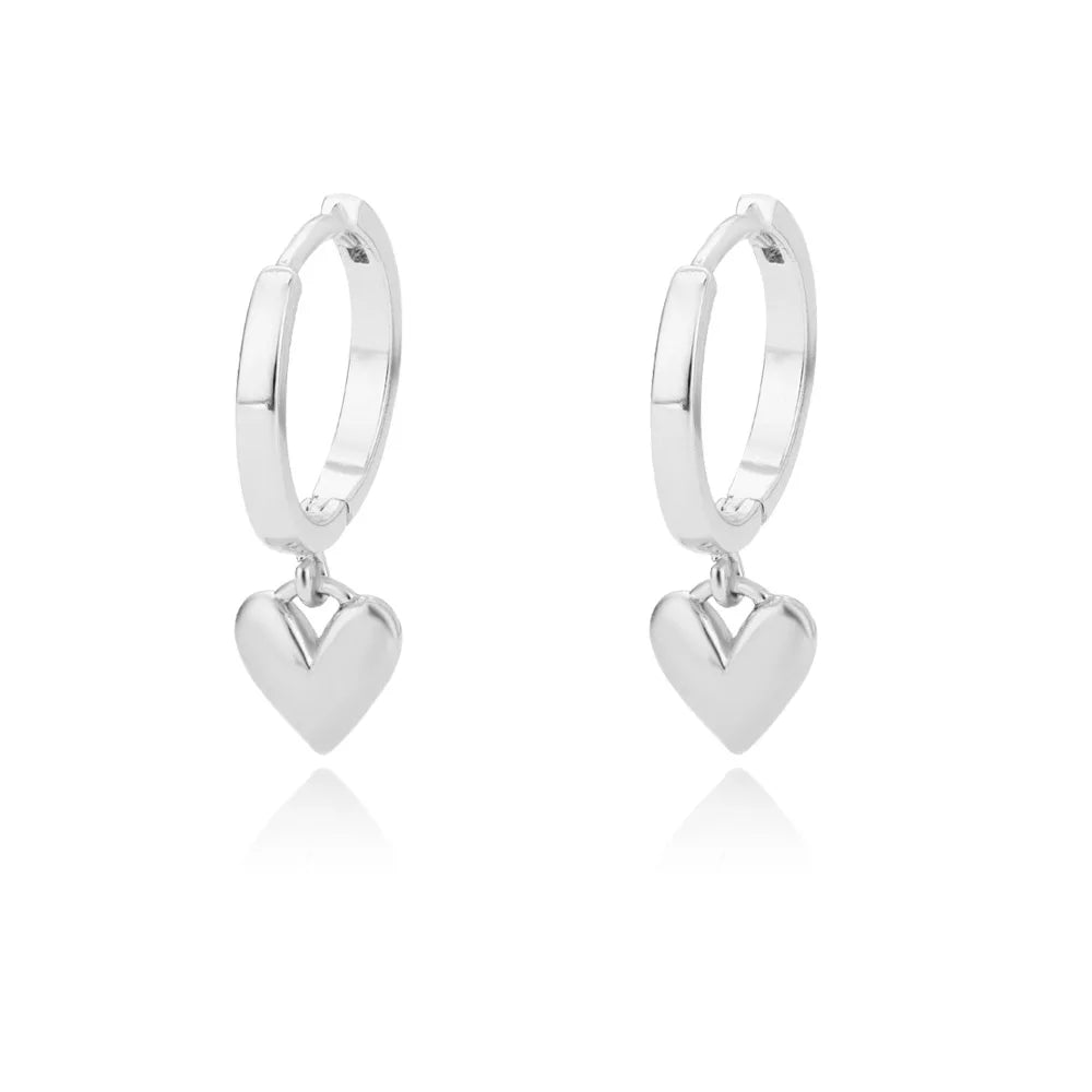 Boucles d'oreilles Cindy Hear en zircon pour femme
