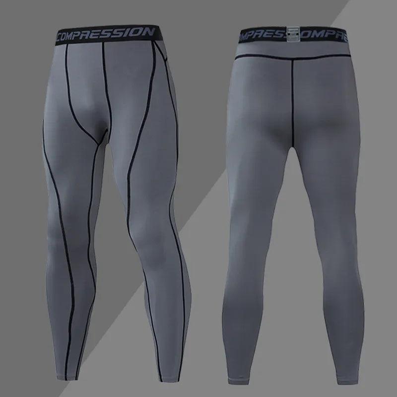 legging running homme sans poche gris