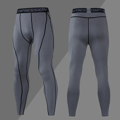 legging running homme sans poche gris