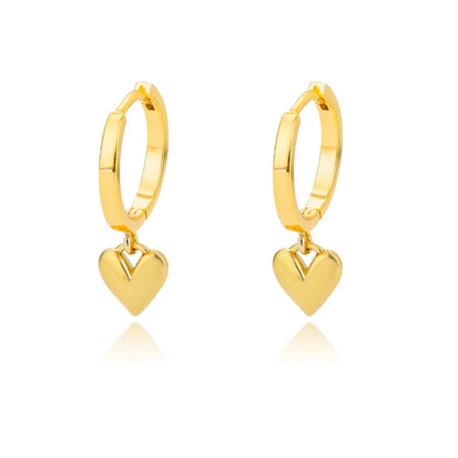 Boucles d'oreilles Cindy Hear en zircon pour femme